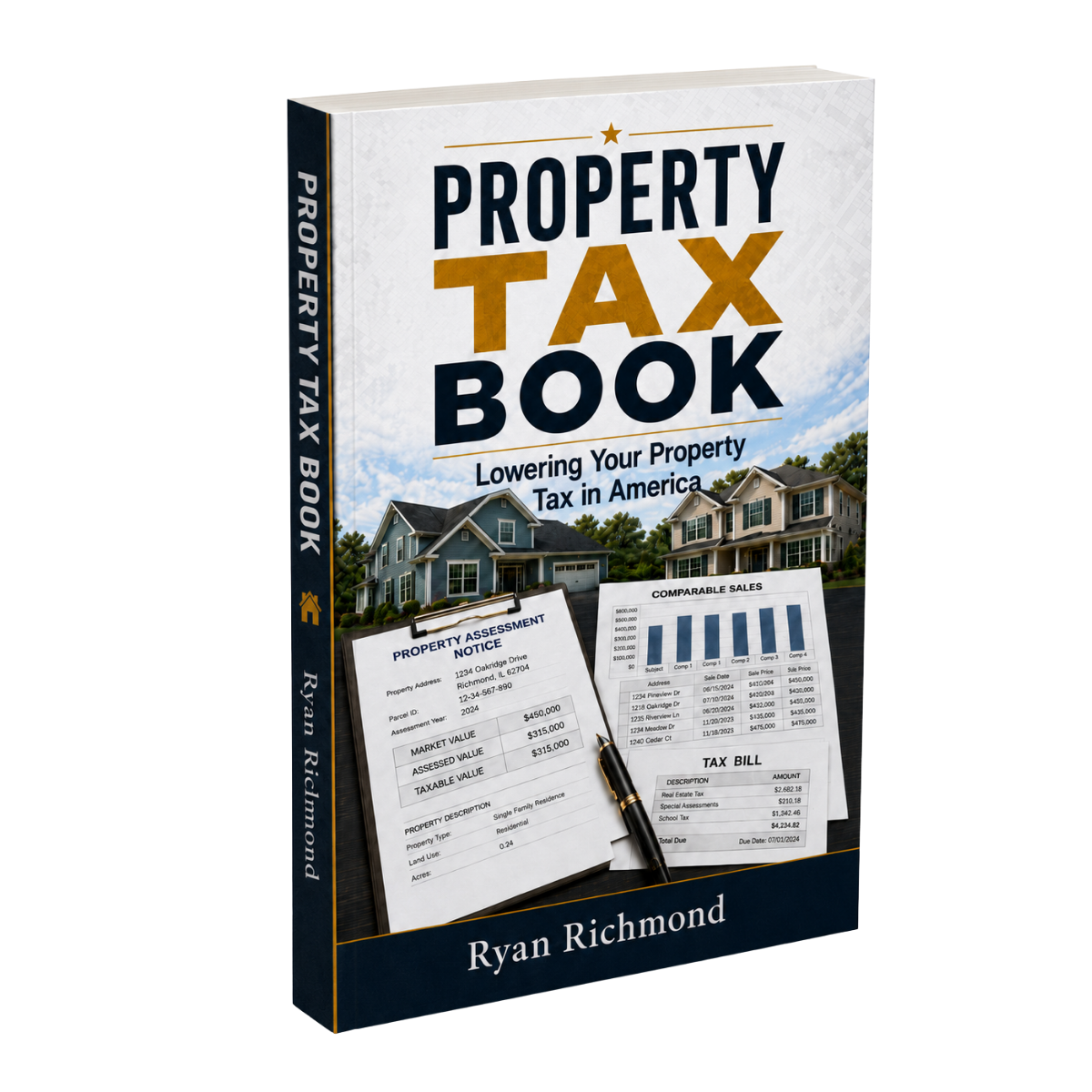 Property Tax Book by Ryan Richmond paperback mockup